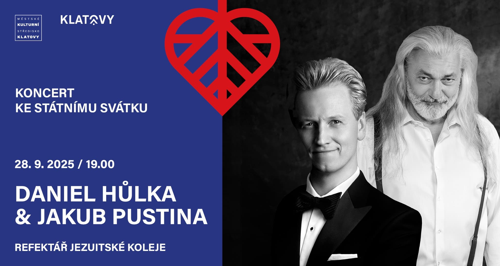 Koncert ke státnímu svátku - Daniel Hůlka & Jakub Pustina